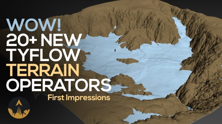NEW 20+ tyFlow Terrain Operators: Overview & Starter Tutorial