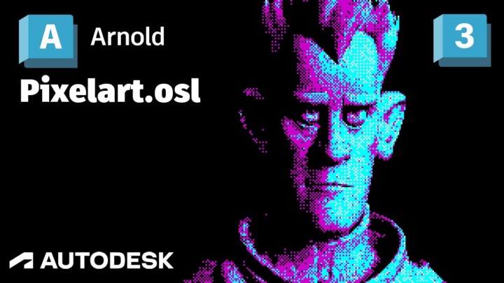 Arnold Tutorial – Using the pixelart.osl shader in MAXtoA