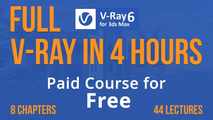 V-Ray 6 for 3ds max Complete Course for beginners | Vray for 3ds max | vray 6 tutorials