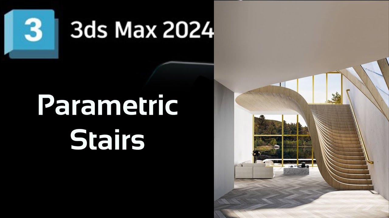 Parametric Stairs In 3ds Max 2024 Snapshot 3ds Max Tips And Tricks   ZIfcqLRgRz0 