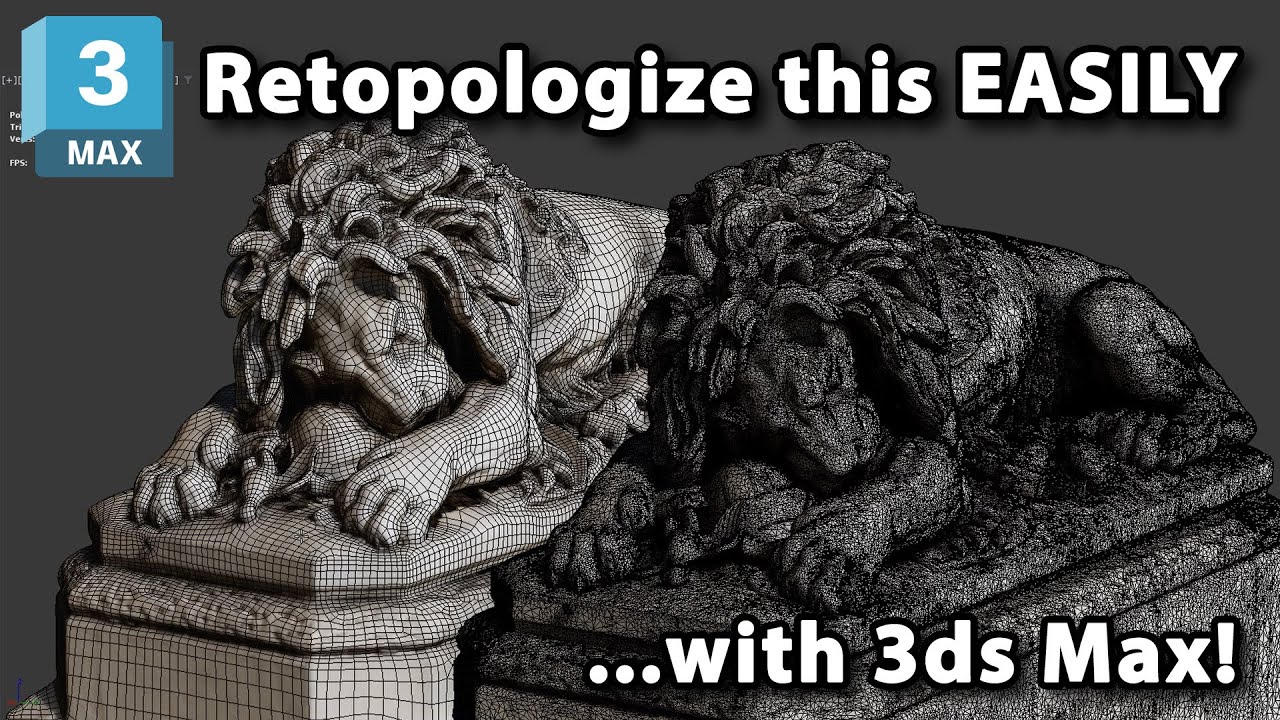 How to Retopologize in 3ds Max